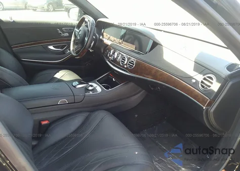 2016 Mercedes-Benz S 63 Amg z USA, uszkodzony, nr VIN WDDUG7JB2GA218344